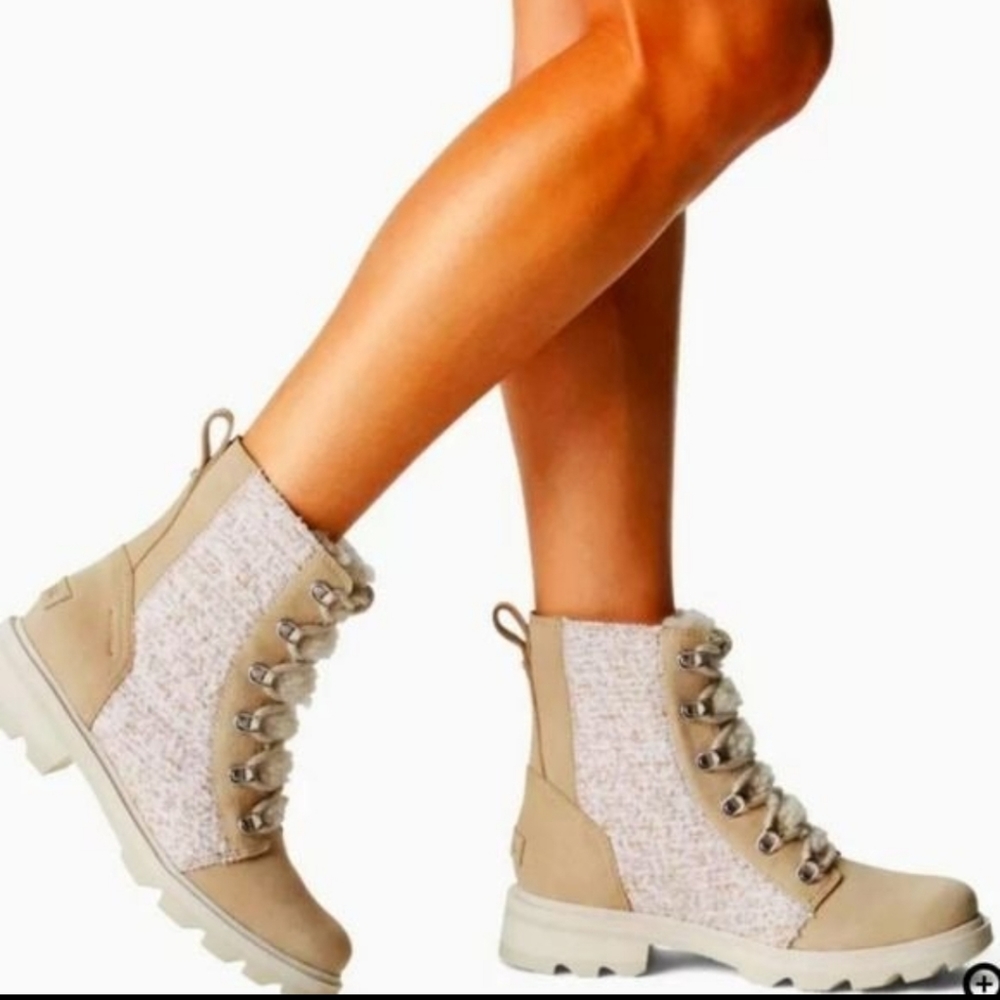 Sorel Lennox lace cozy waterproof bootie